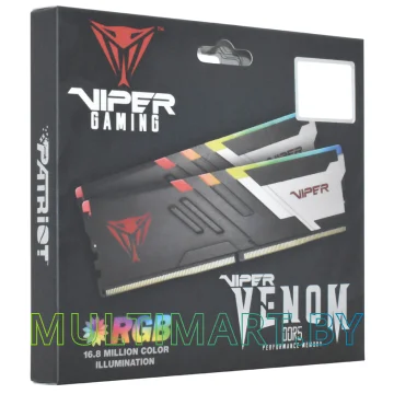 Оперативная память Patriot Viper Venom RGB 2x32GB DDR5 PC5-44800 (PVVR564G560C40K) картинка 7